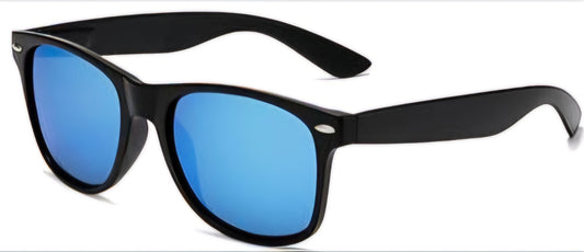 Adult Accessory Black Frame Sunglasses Blue Lens