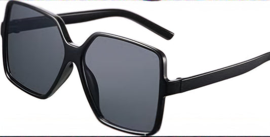 Adult Fashion Black Frame Black Lens Sunglasses