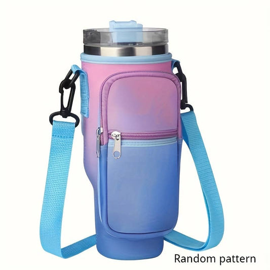 40oz or 20 oz Water Bottle Carrier Bag Neoprene Bottle Sleeve: Gradiant