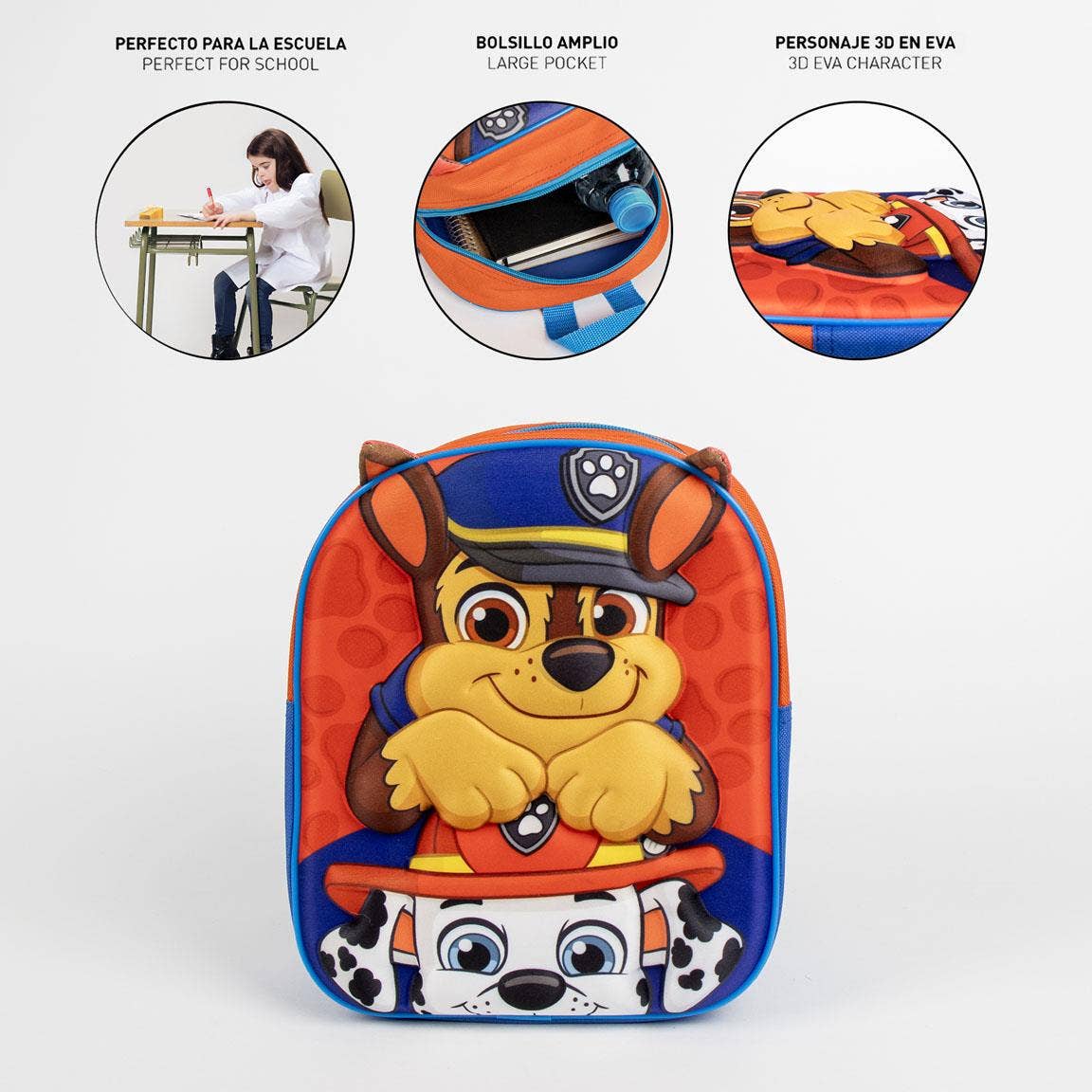 Children's Accessory Children's Backpack 3D Applications Paw Patrol