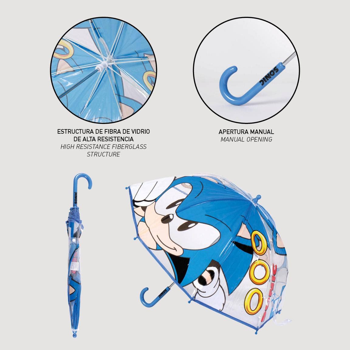 Sonic Umbrella and Backpack Set